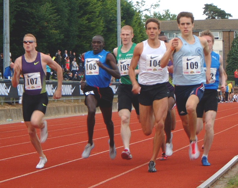 L-R Claesson,  Chepkirwok , McCarthy, Ellis, Aston, Hill