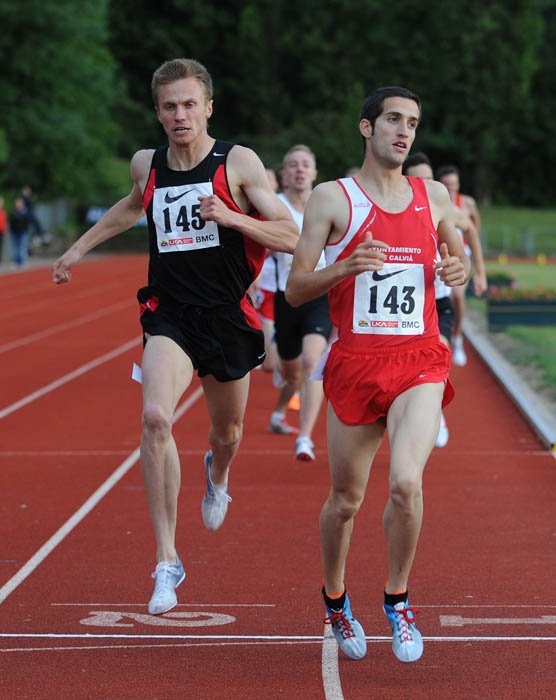 Mens 1500m Finish